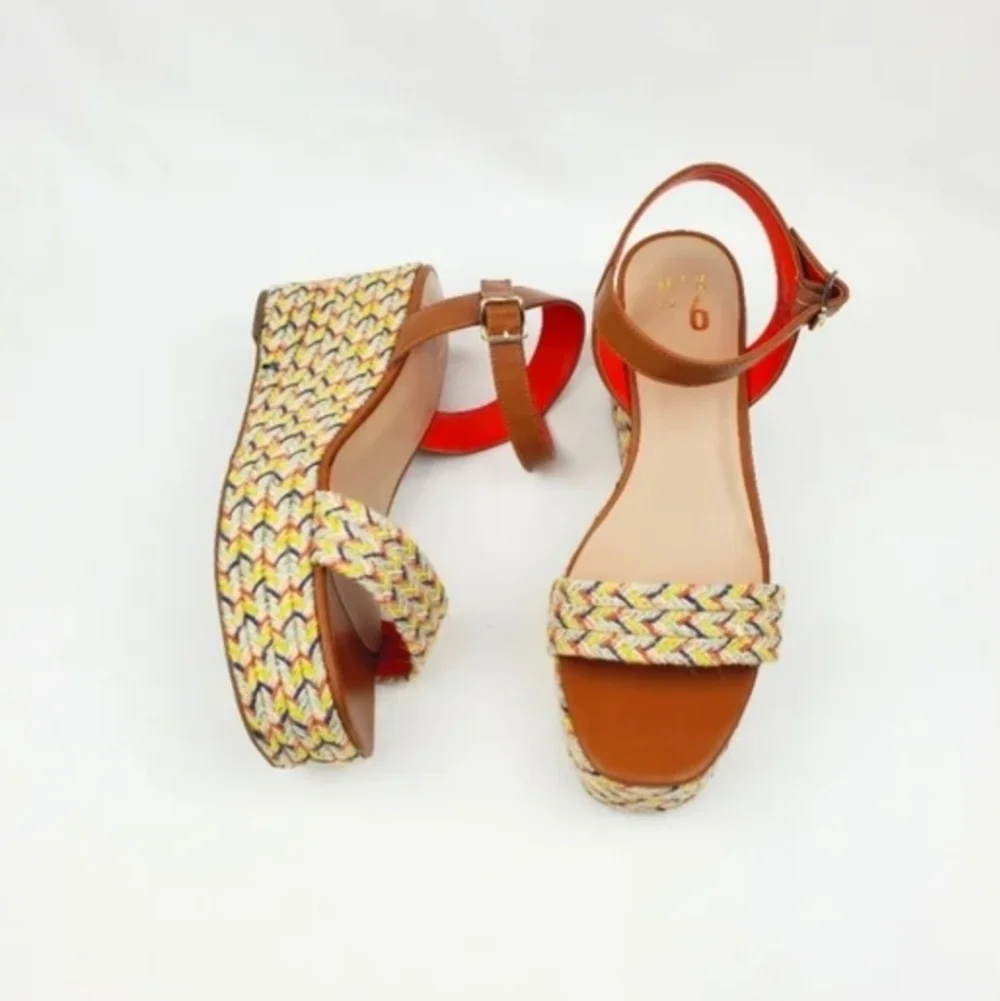 Mix no. 6 cammie espadrille wedge sandals